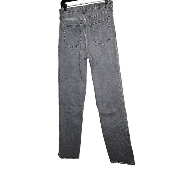 Abercrombie & Fitch‎ Women's 90s Straight Ultra High Rise Jeans 28/6 Long Gray - Picture 2 of 16